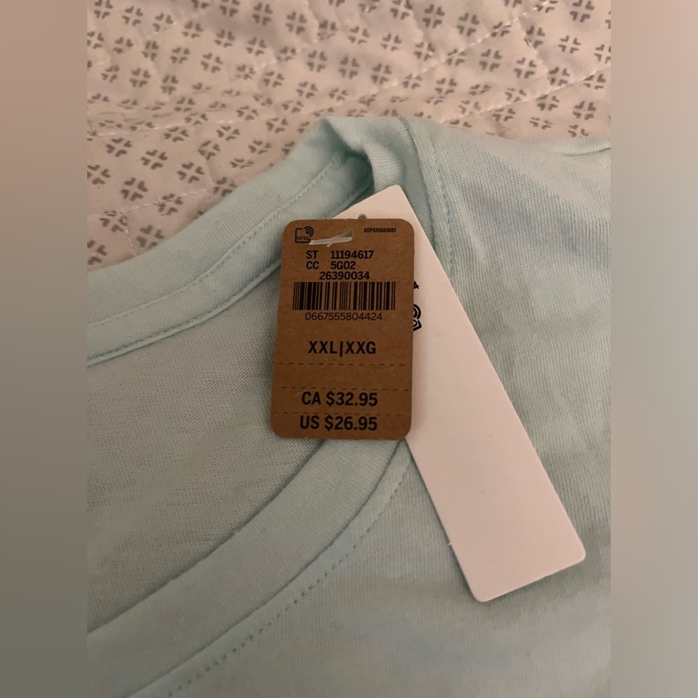 Vintage Teal VS PINK TShirt - Picture 3 of 5